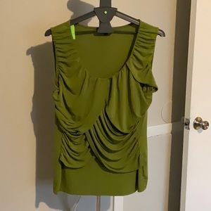 Lime Green Blouse so 1X